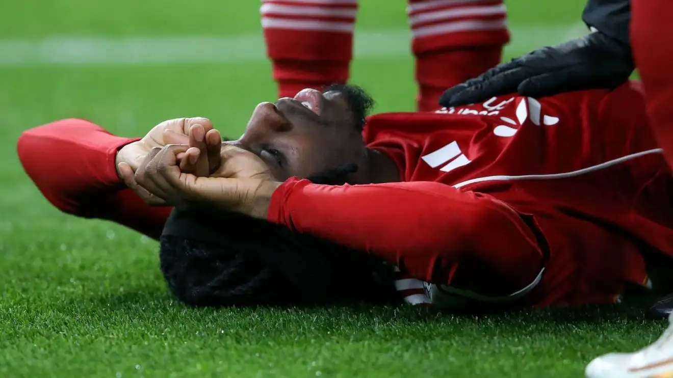 Vibrant Liverpool Dealt Further Injury Blow As Jeremie Frimpong Is Substituted After Coming Off The Bench In Netherlands Clash Picture Photography Vibrant Liverpool Dealt Further Injury Blow As Jeremie Frimpong Is Substituted After Coming Off The Bench In Netherlands Clash Picture Photography