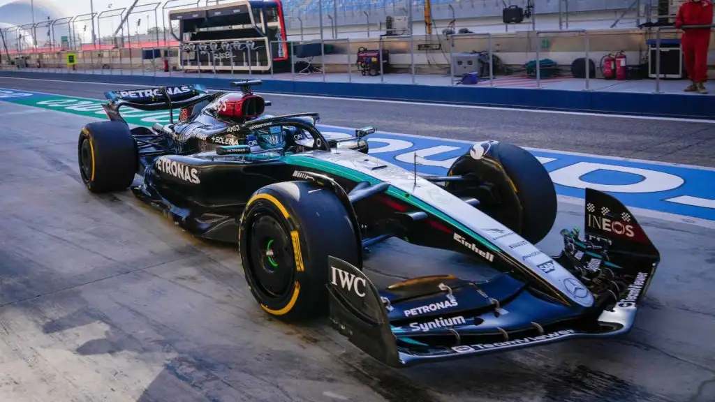 George Russell reveals first Mercedes W15 verdict following Bahrain test debut