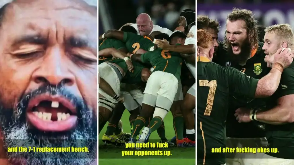 WATCH: ‘F**ck up okes for 80 minutes’ – Springboks’ 7-1 bench perfectly explained