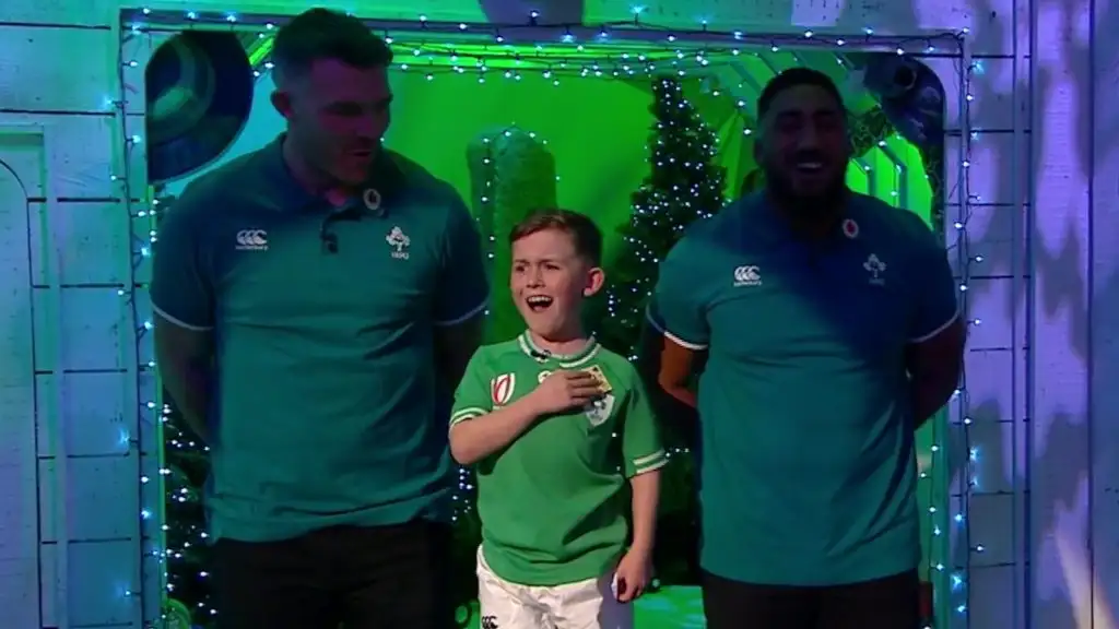 ‘This broke me’ – Lovely moment as Ireland stars surprise passionate young fan on TV show
