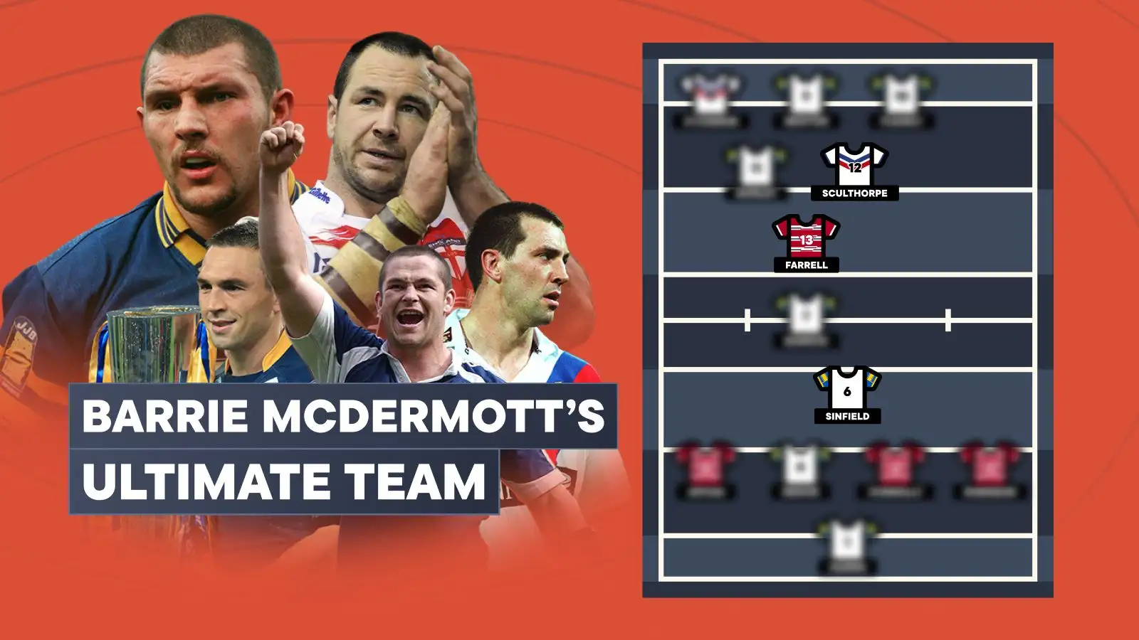 My Ultimate Team: Barrie McDermott names his greatest 13 including Leeds, Wigan, Great Britain stars